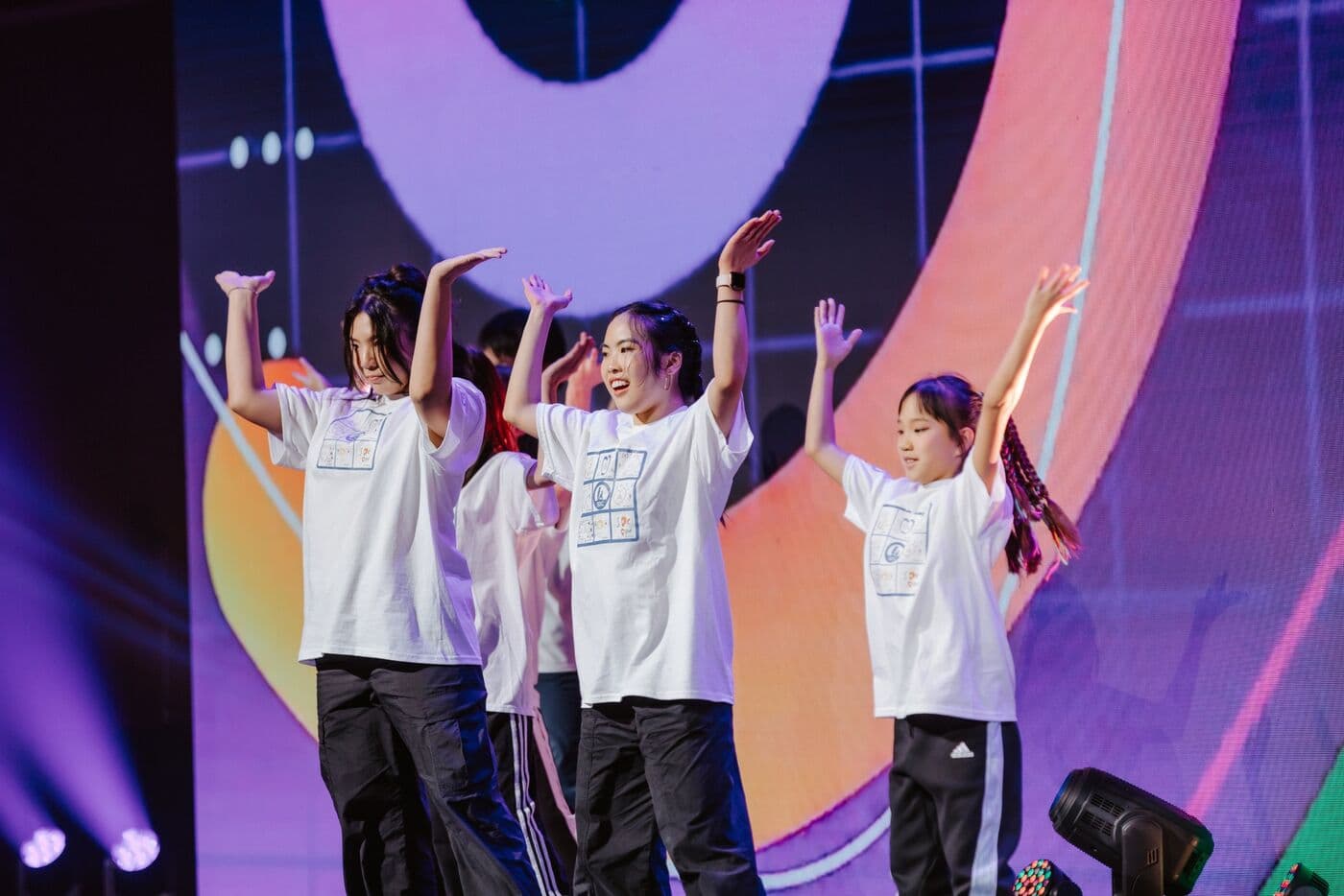 SDC youth dancers mid-performance